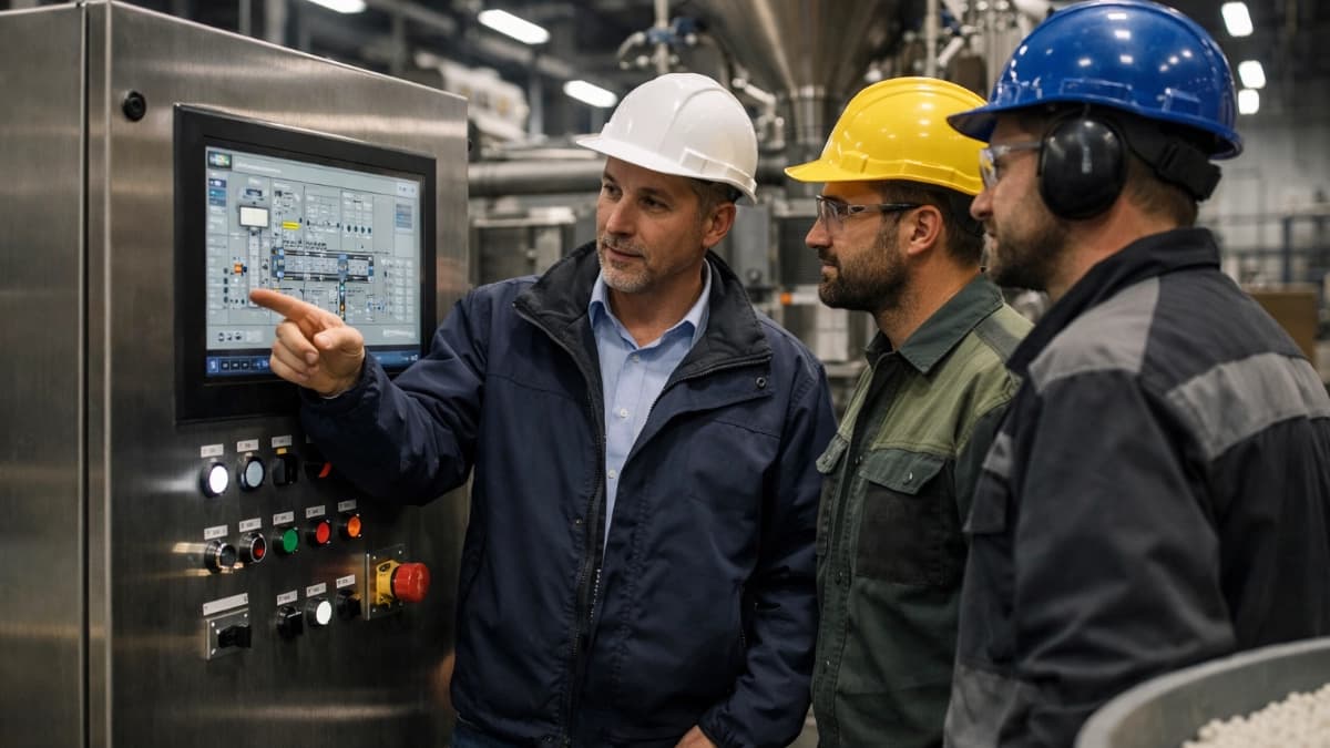 Обучение персонала линии гранулирования и брикетирования