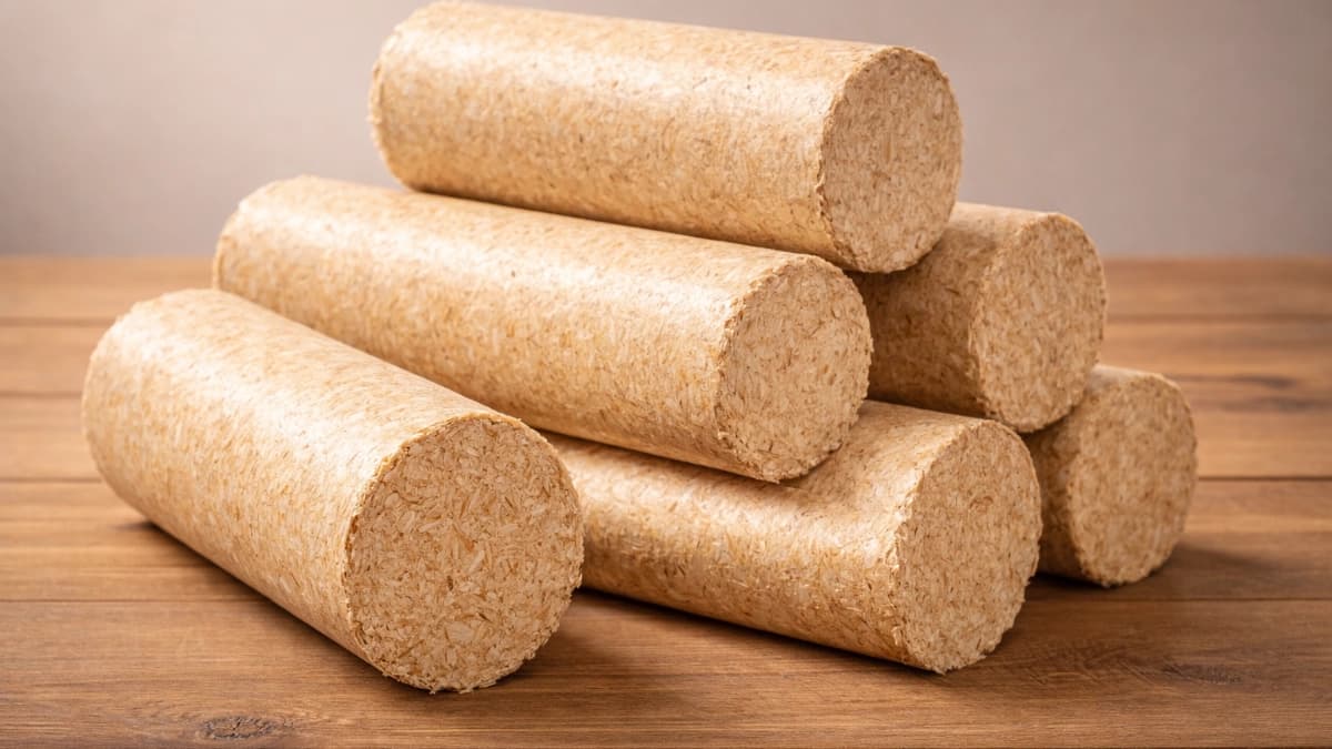 Топливный брикет Nestro — цилиндрическая форма