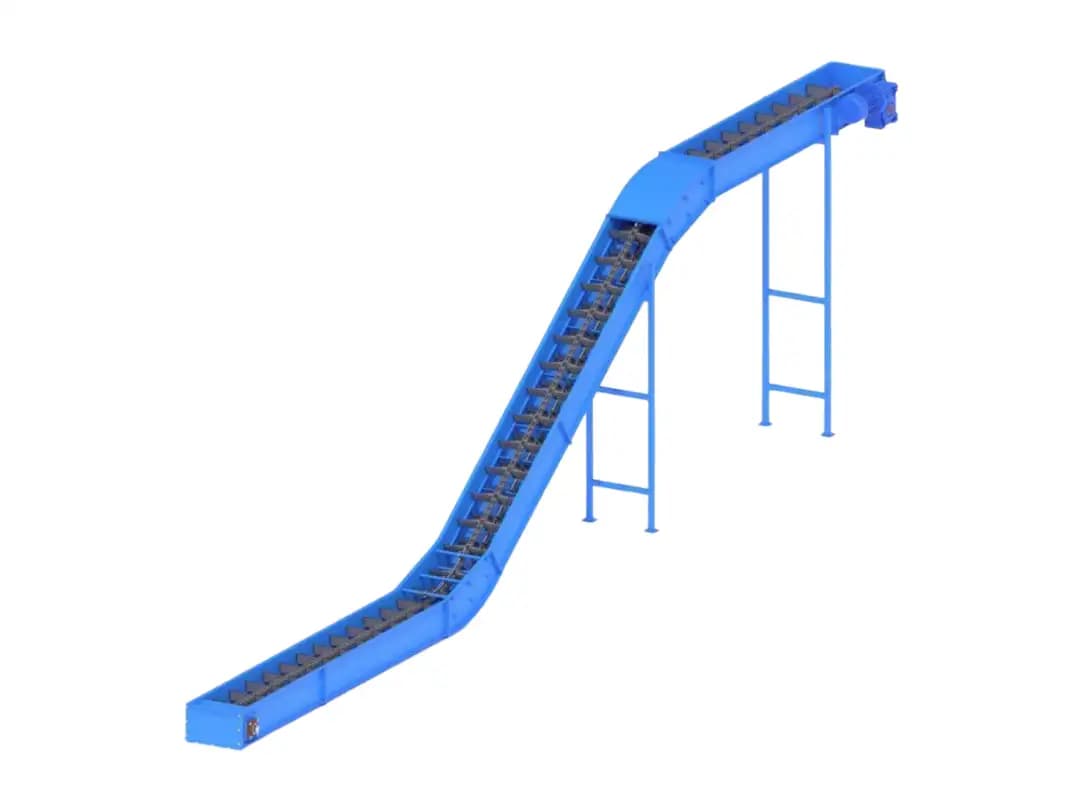 Транспортер цепной скребковый Z-образный