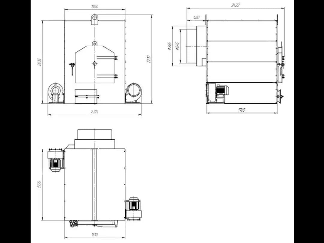 Теплогенератор ТГВГ-1,0 - фото 4