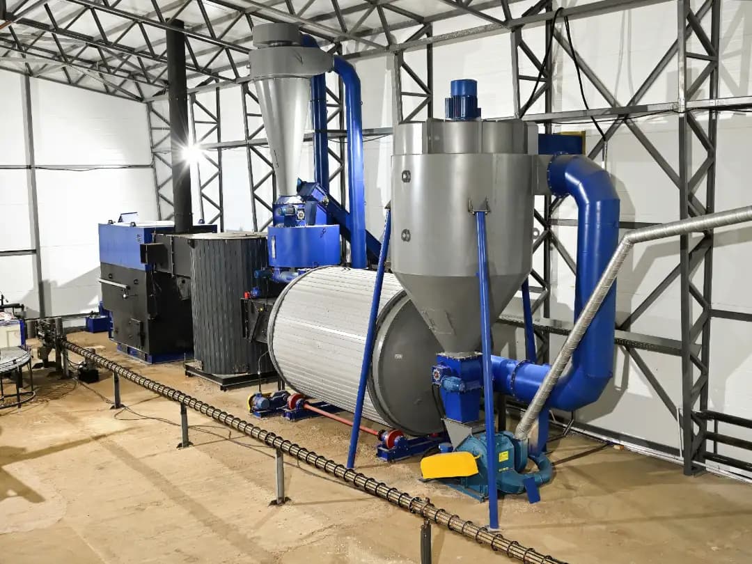 Линия брикетирования (пресс Nielsen) — Усть-Кулом (Республика Коми)