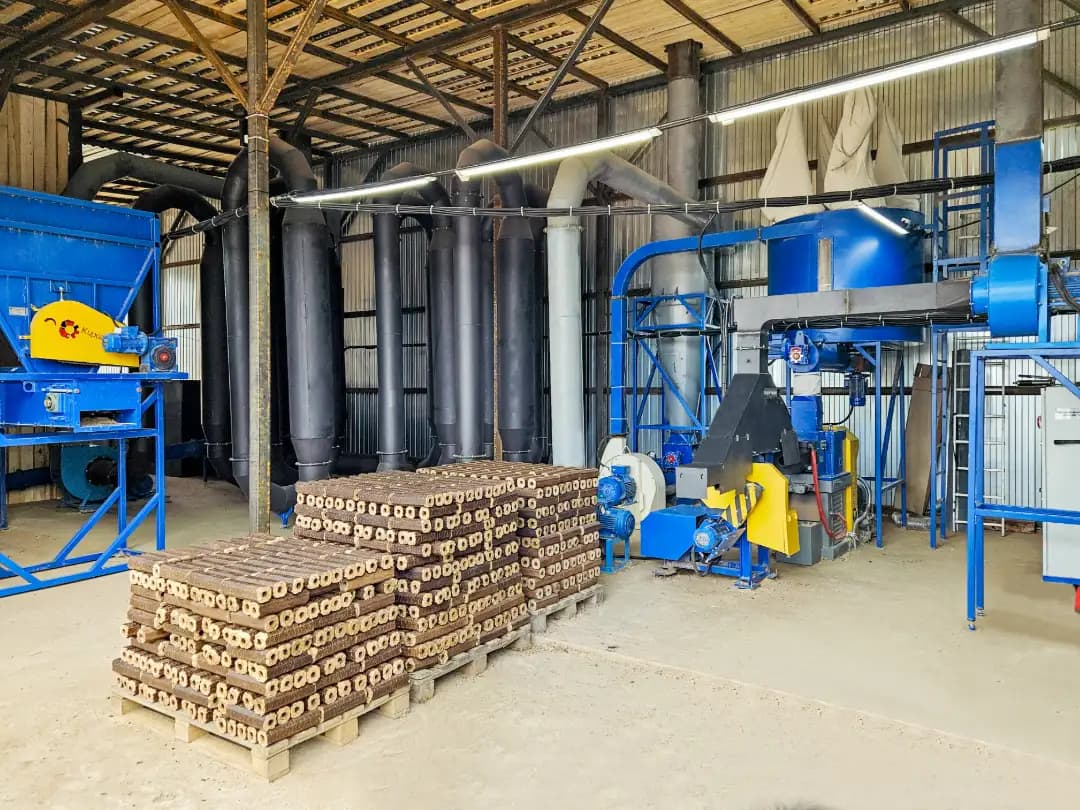 Линия брикетирования Pini & kay — Никольск (Вологодская обл.)